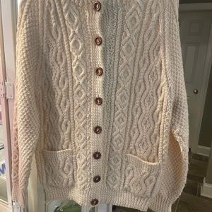 Vintage wool fisherman sweater